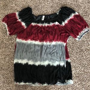 Plus size 22/24 LA BLUES striped t-shirt